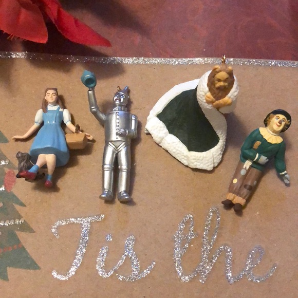 Hallmark Holiday Vintage Wizard Of Oz Christmas Ornaments Poshmark